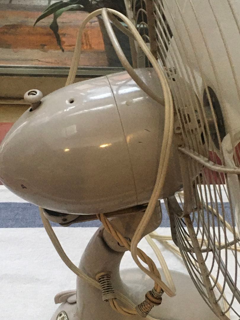 値下げ　卓上　扇風機 　三菱電機　レトロモダン　昭和モダン　インテリア