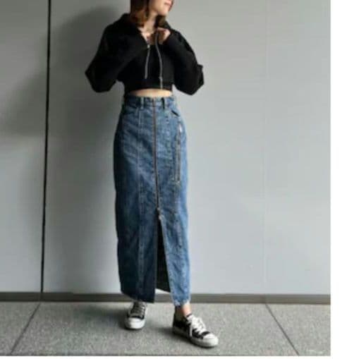 新品級✨️ユナイテッドトウキョウ ベルティカルデニムスカート 2