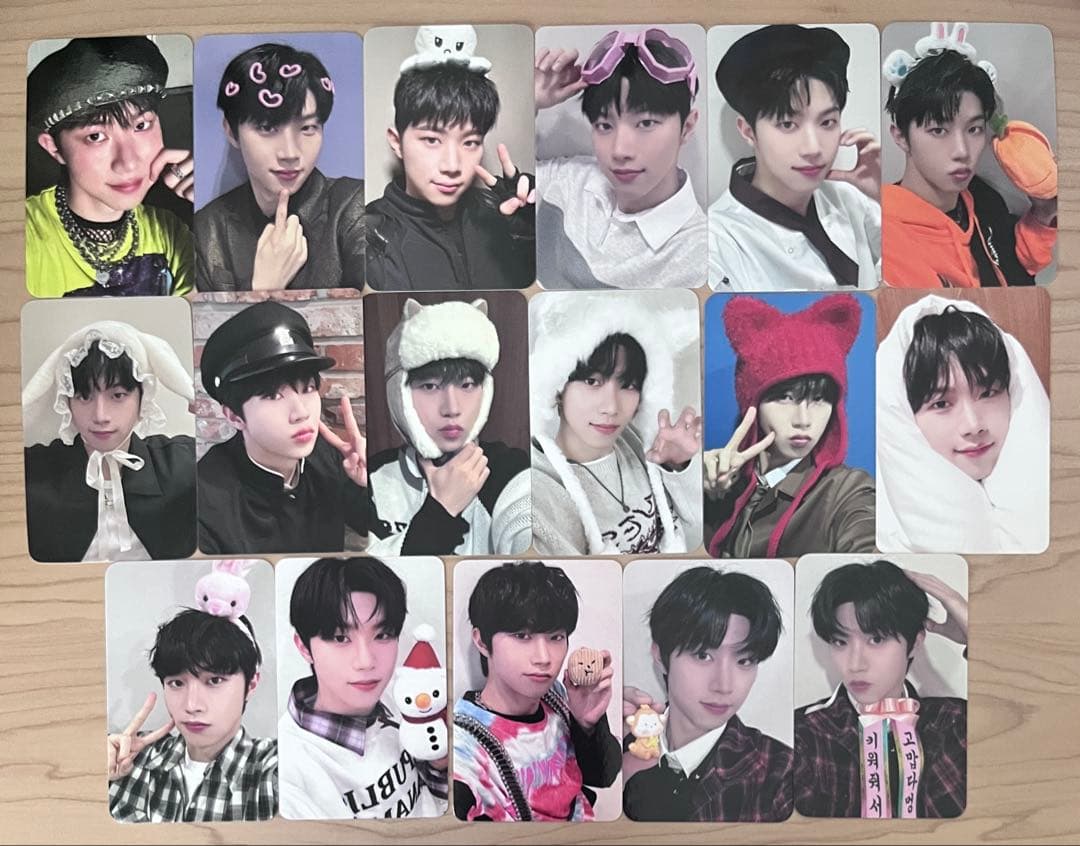 xikers ヒョヌ mini4 WATCH OUT 特典トレカ 17枚まとめ