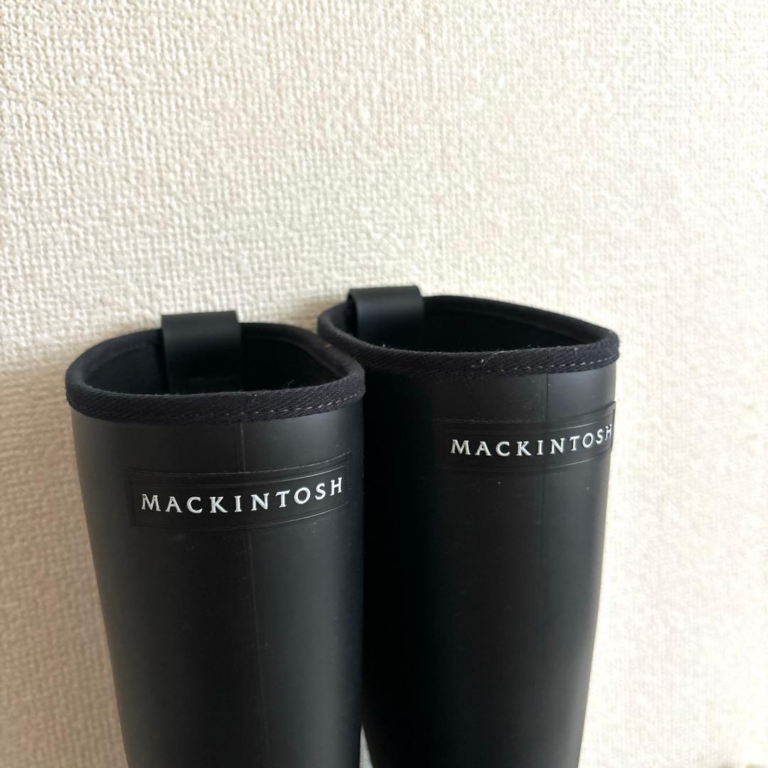 最終値下げ【新品未使用】ブラック　MACKINTOSH レインブーツ 長靴 38
