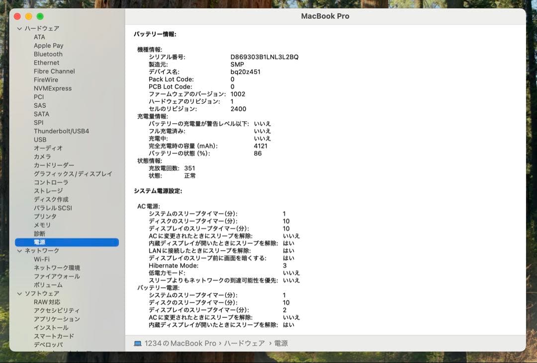 MacBook本体 Apple MacBook Pro 13 2019 i5/16GB/250GB