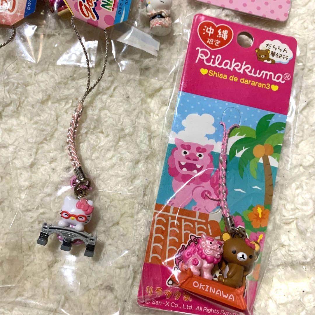 d*2様 当時物　ご当地キティ　ストラップ　ご当地リラックマ　キーホルダー　まと