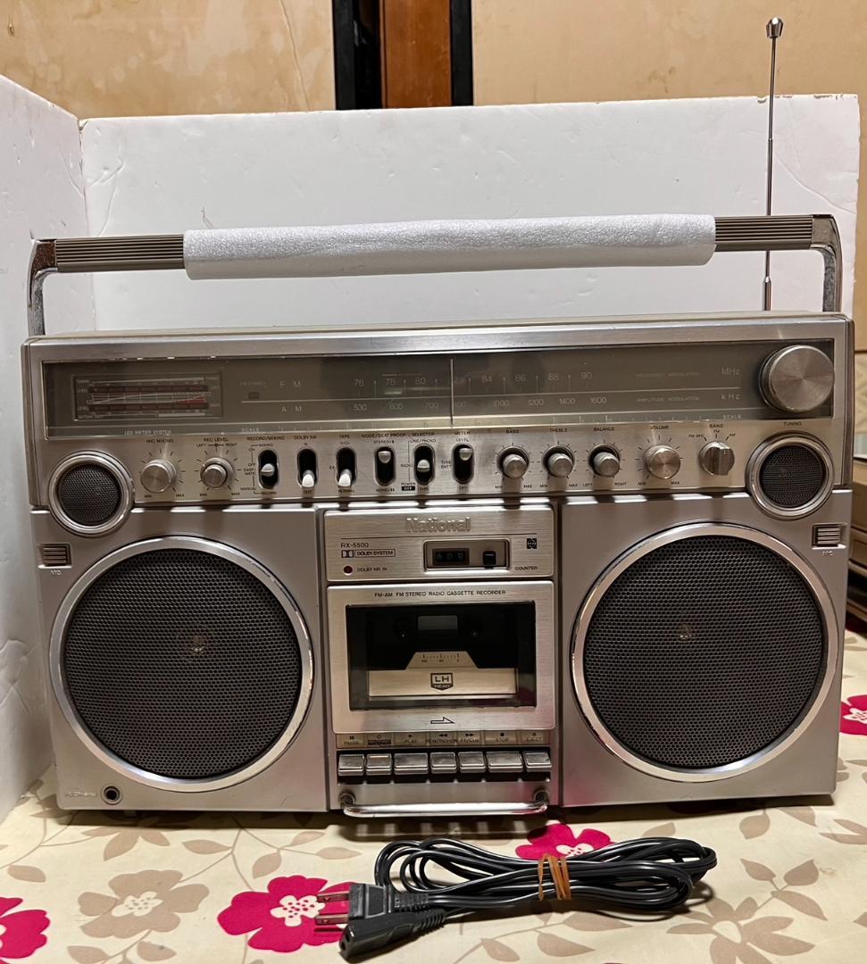 美品 動作品 ラジカセ National RX-5500