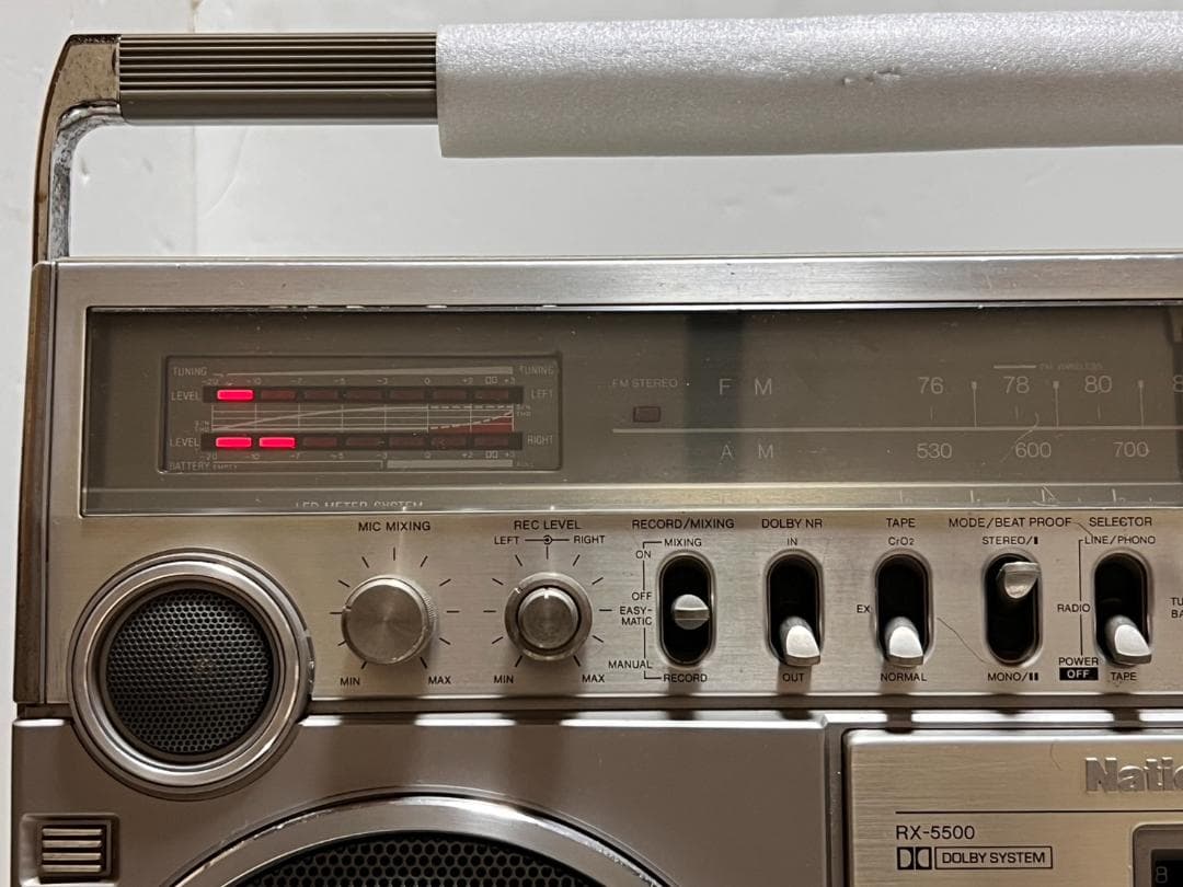 美品 動作品 ラジカセ National RX-5500