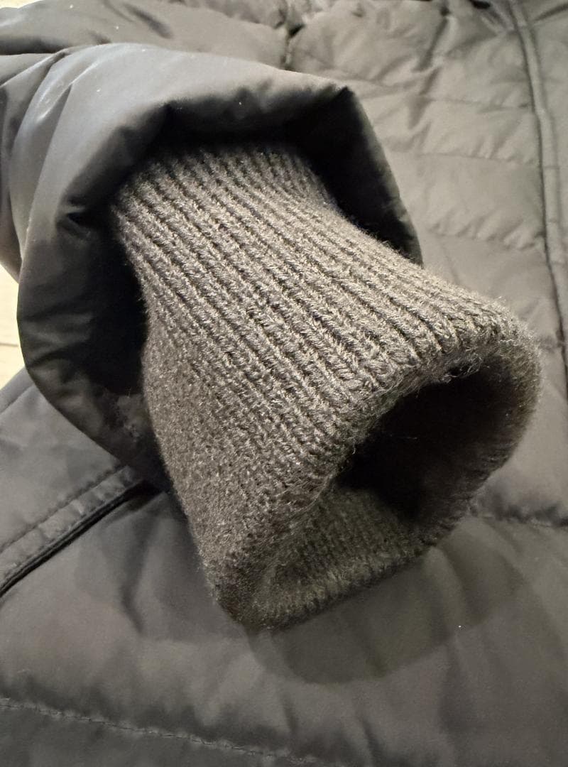 ■【美品】 ／ロング黒ダウンコート／レディースMサイズ