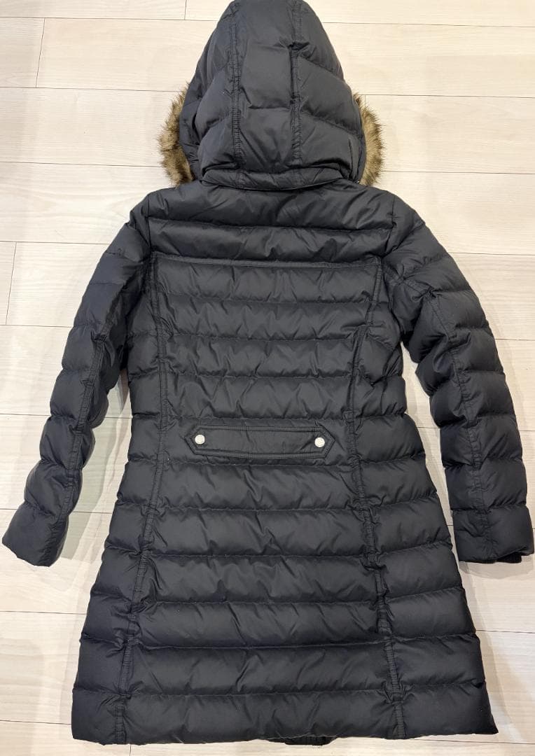 ■【美品】 ／ロング黒ダウンコート／レディースMサイズ