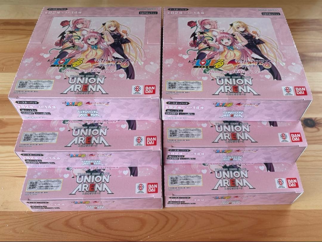 ユニオンアリーナ ToLOVEる 6box テープ付き