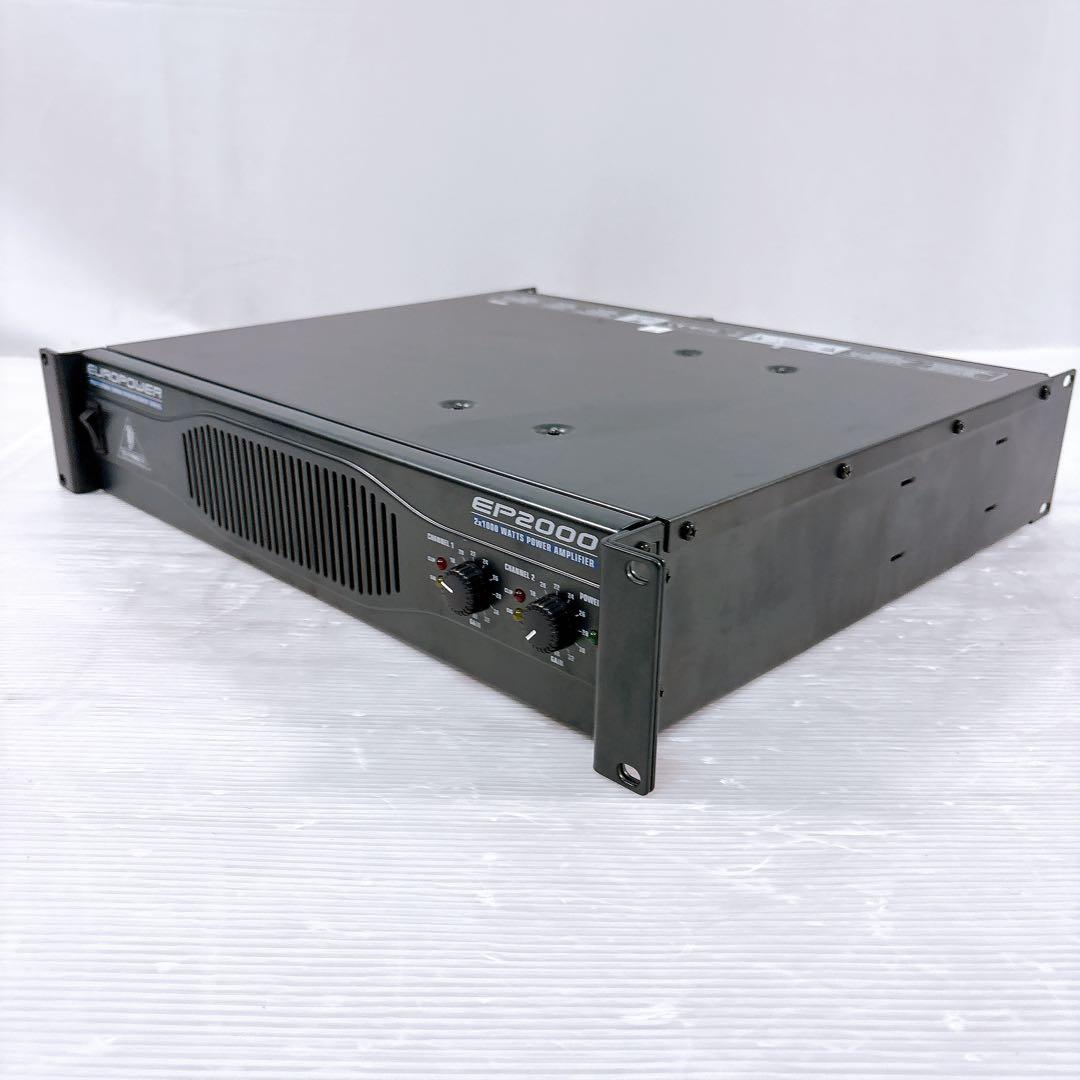 【美品】Behringer EUROPOWER EP2000 パワーアンプ