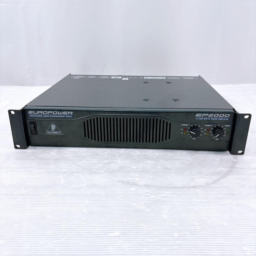 【美品】Behringer EUROPOWER EP2000 パワーアンプ