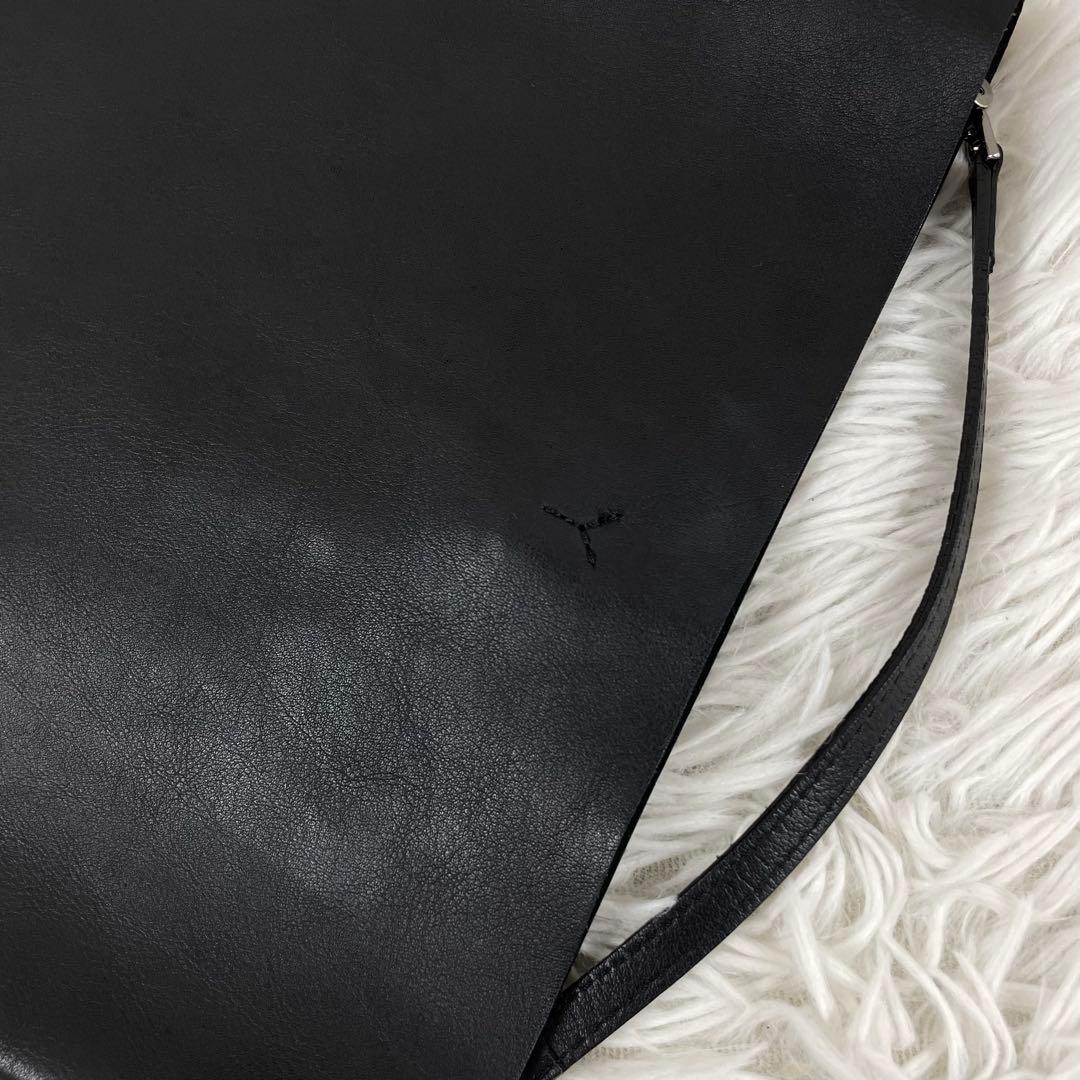 discord Yohji Yamamoto レザー　ハンドバッグ　サコッシュ