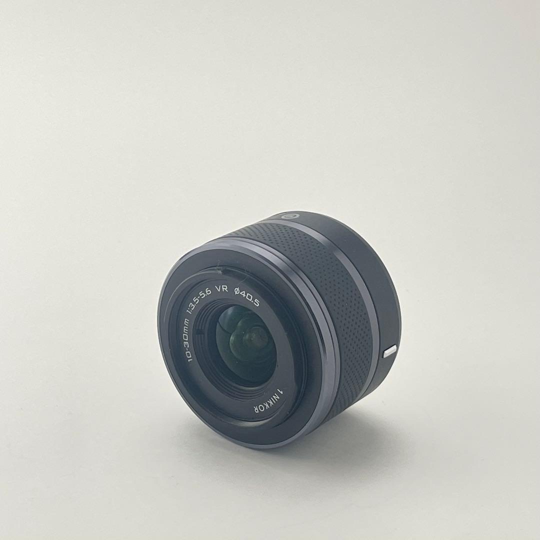 【ファインダー綺麗・返品保証】Nikon1 V1 ブラック 標準レンズキット