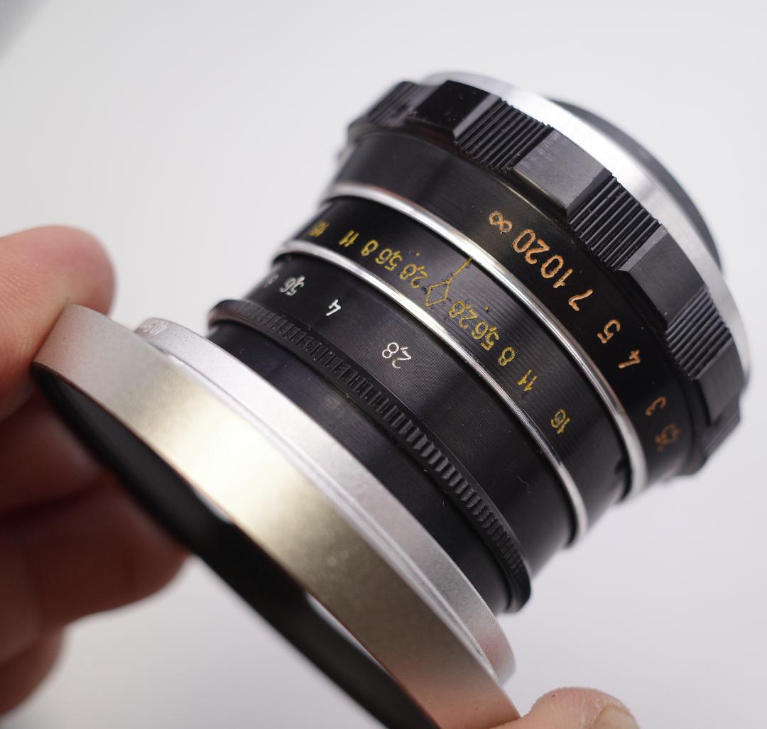 32　未使用新品　 インダスター61 　L39　53ｍｍｆ2.8　アダプター付