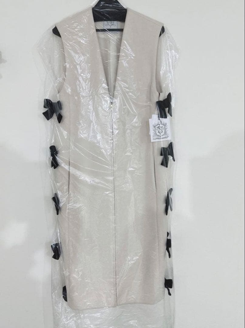 SEVENTEN セブンテン　サイドリボンジレワンピース　新品未使用