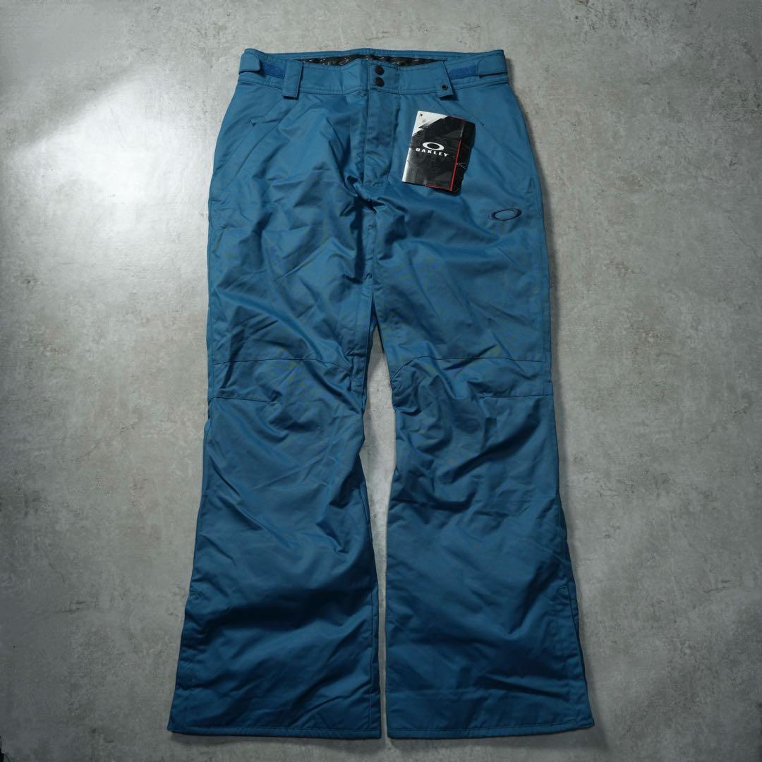 新品 OAKLEY スキー スノボ パンツ ウェア ターコイズ シェルパンツ