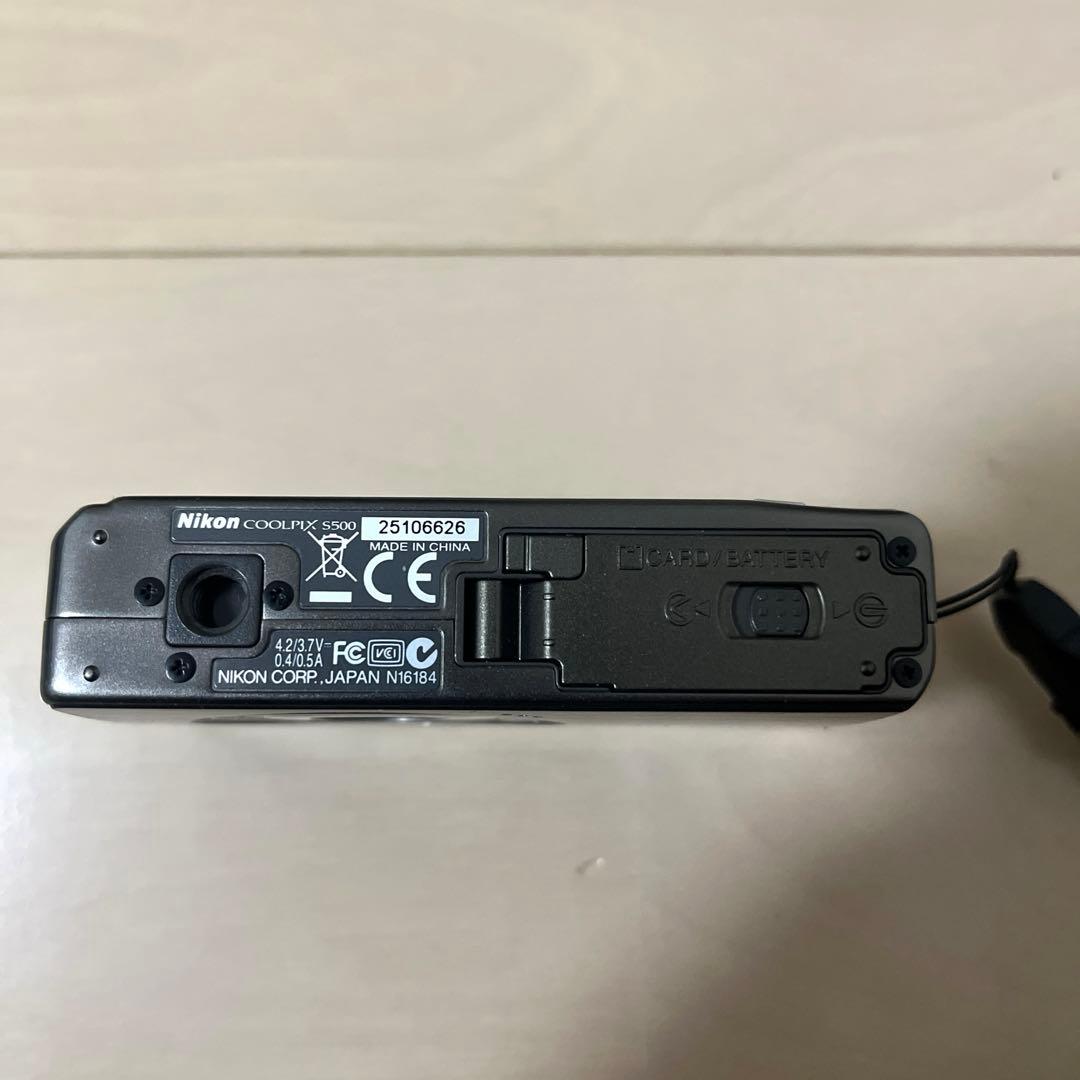 Nikon COOLPIX S500 コンパクトデジタルカメラ 充電器付き