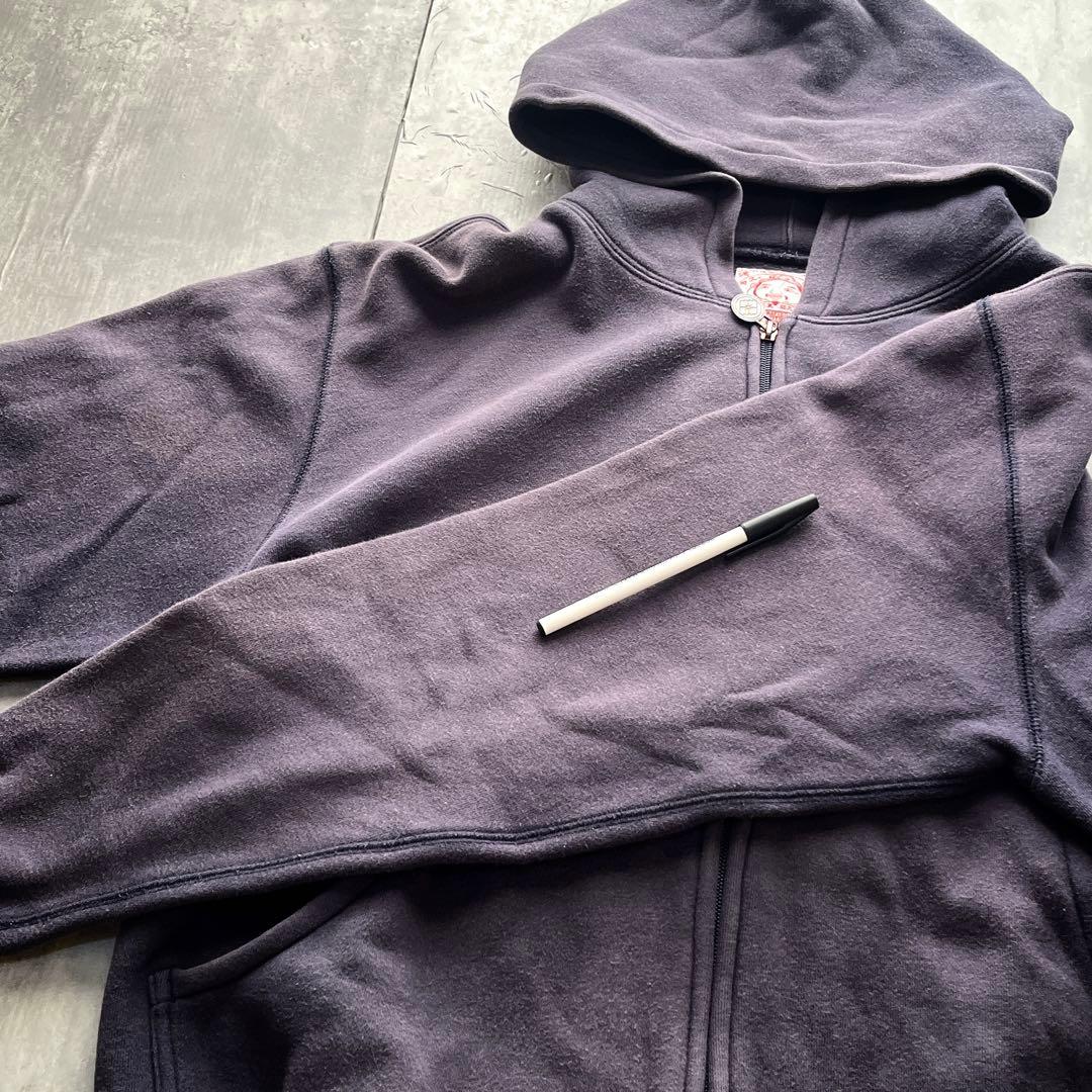 XLサイズ42　EVISU　特大バックカモメ パーカー　エヴィス　ヴィンテージ