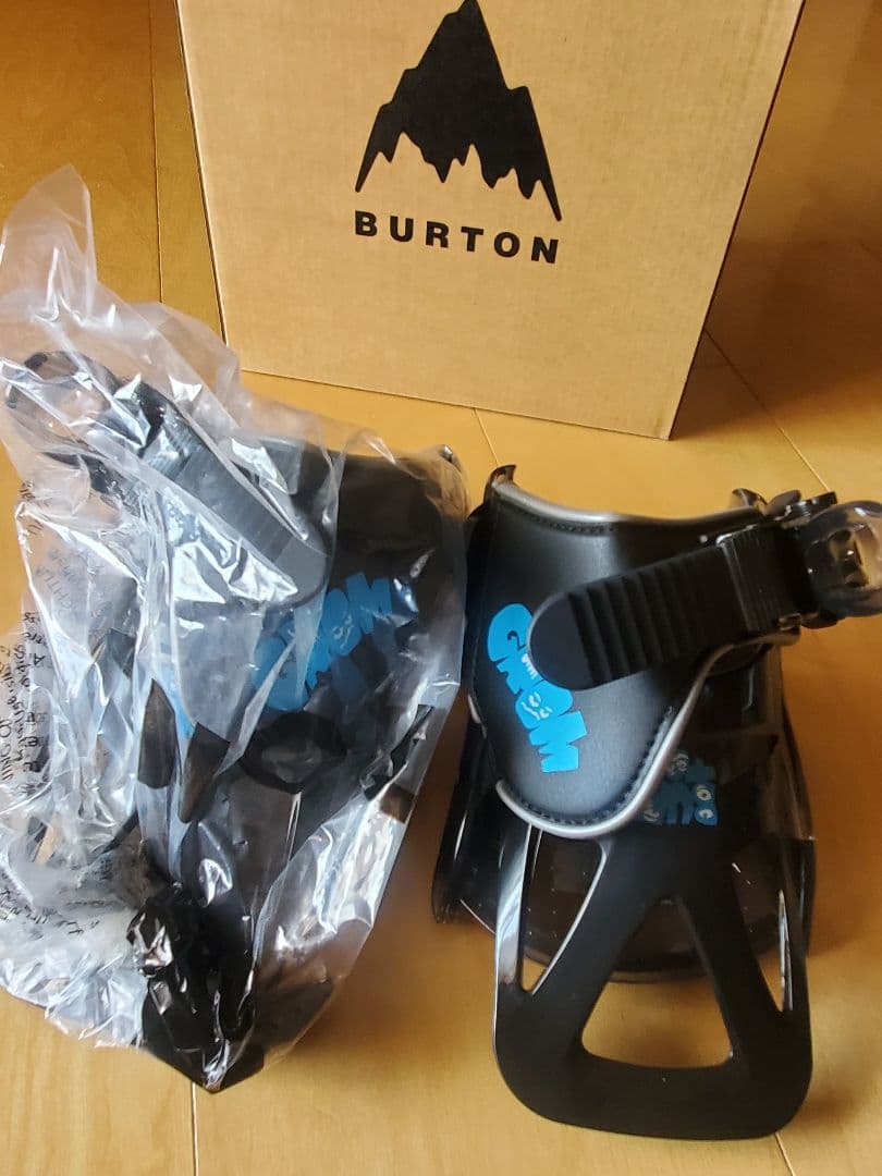 キッズ Burton ミニグロム ディスク スノーボードバインディング