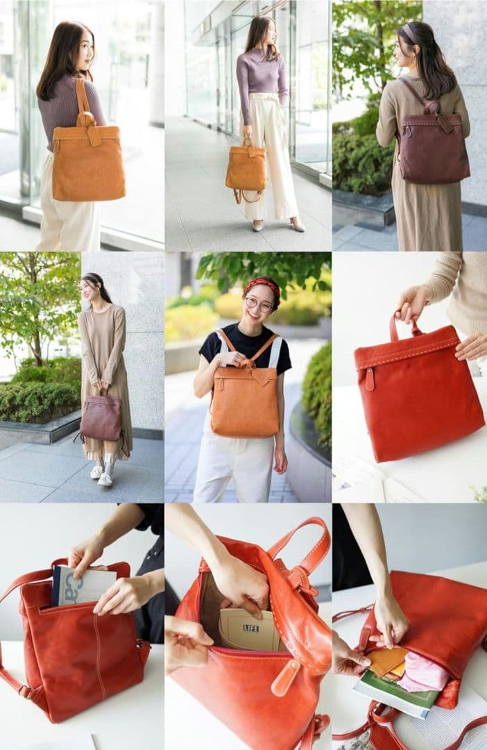 ro kokoDakota ブラウンレザー リュック