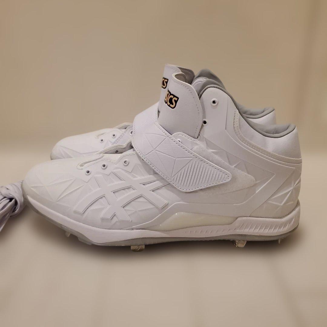 asics ホワイト スパイク ゴールドステージ　GOLDSTAGE　27.0