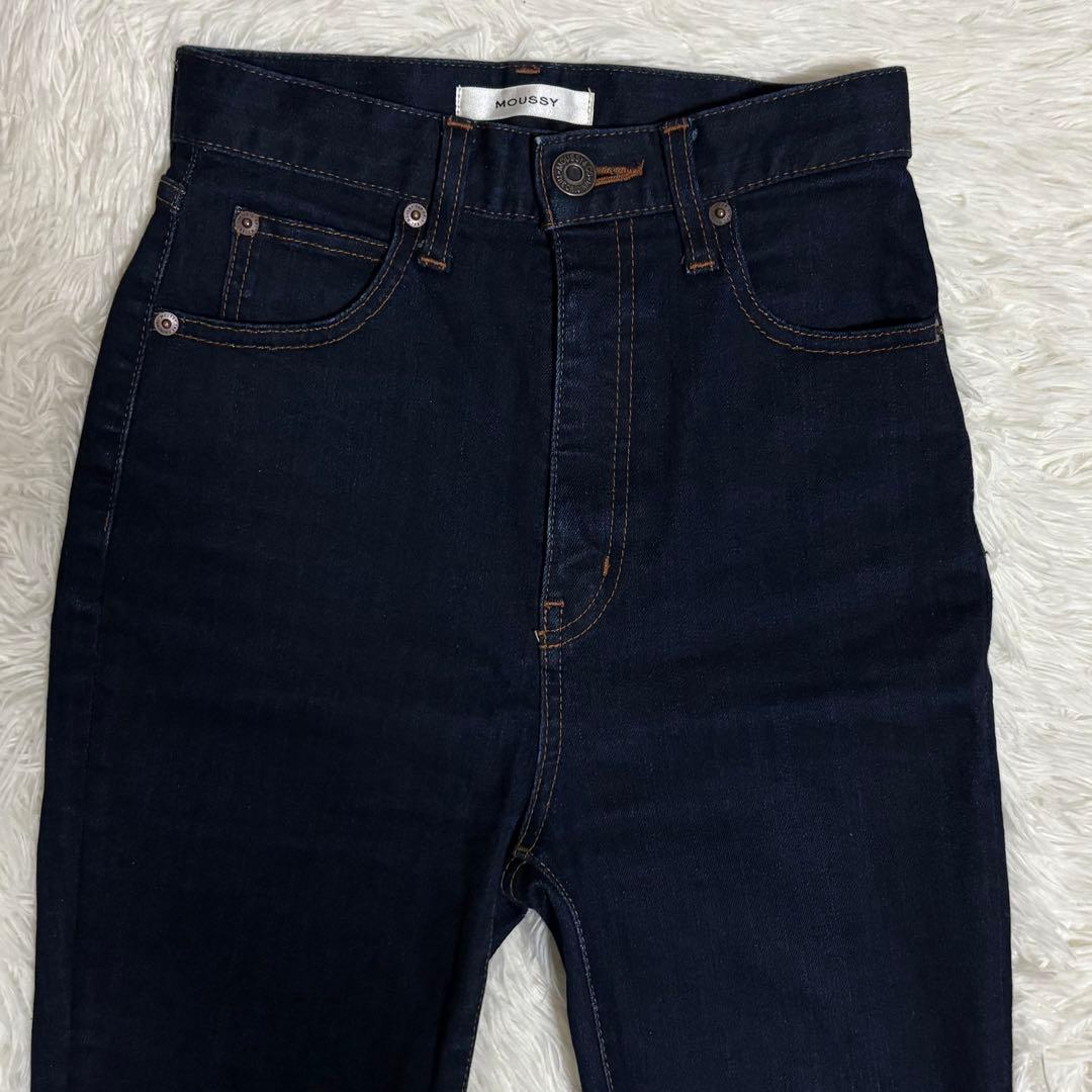 MOUSSY MVS FLARE フレア デニム レディース 濃紺 24