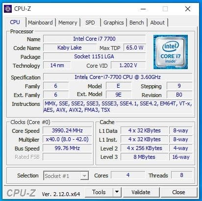 ②HP EliteDesk 800 G3 TW　Intel i7-7700