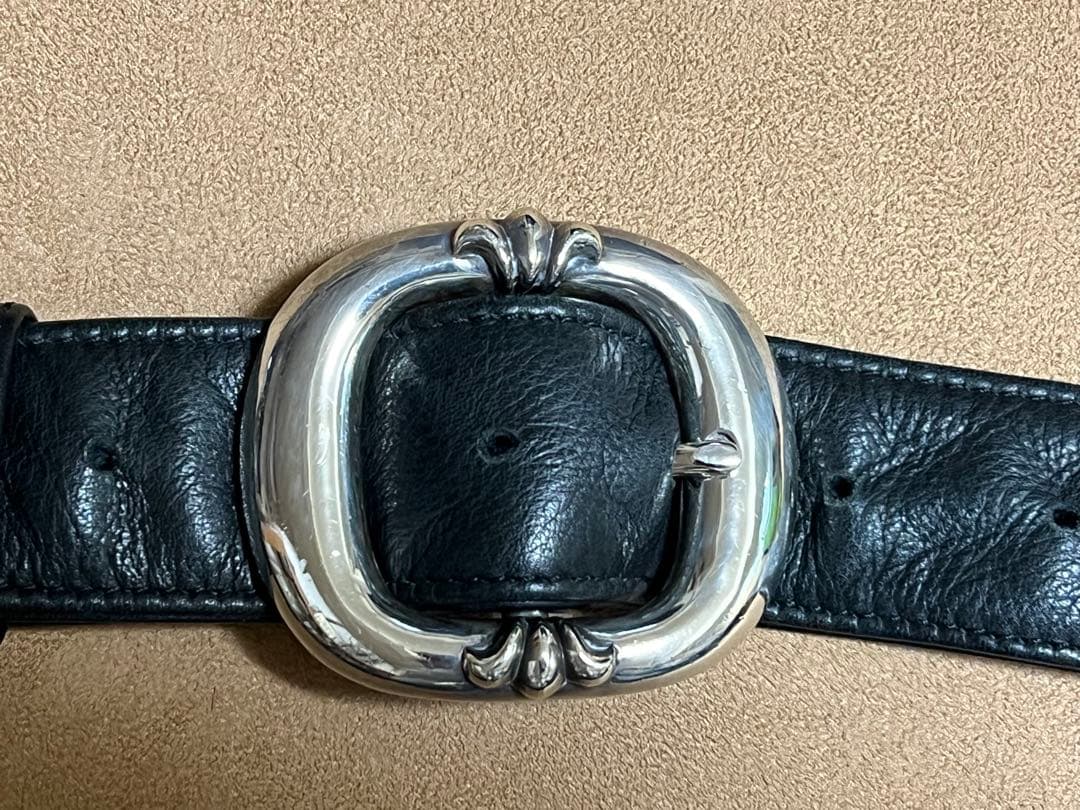 クロムハーツ スナットパックXL　一番大きいサイズ　ショルダーバッグ 黒革