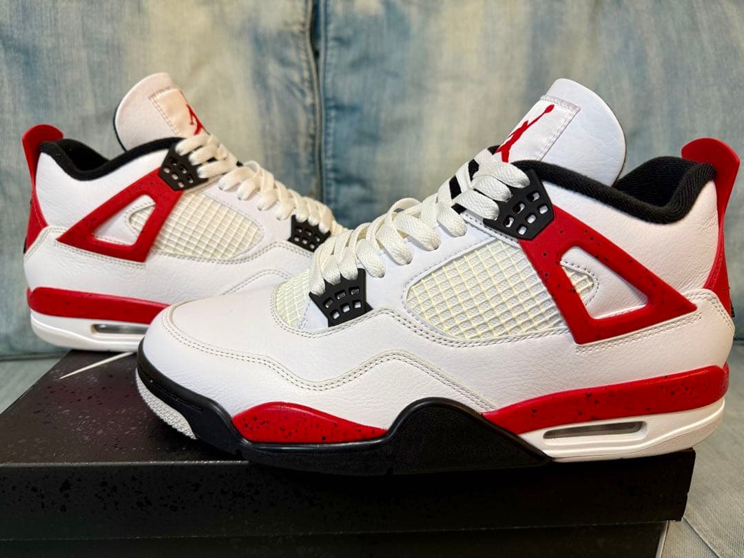 【新品未使用✨️】Air Jordan 4 Retro \"Red Cement\"