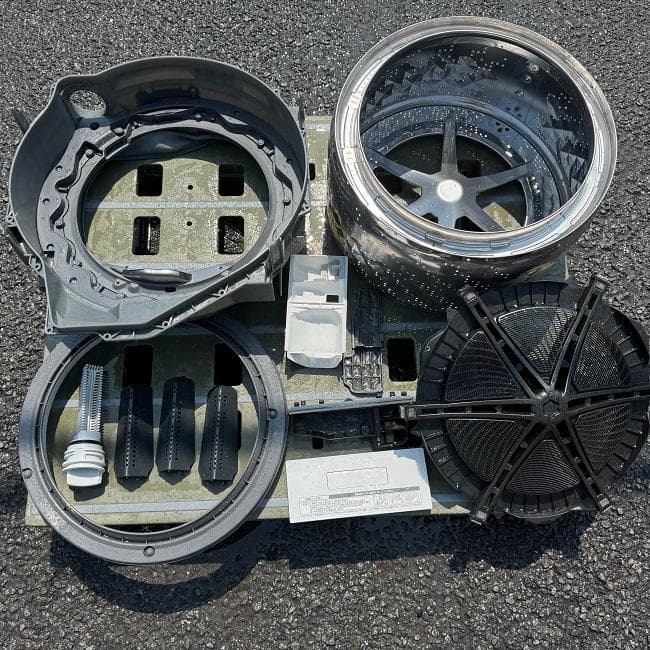 地域限定送料無料　美品 パナソニック ドラム式洗濯乾燥機 NA-VG730R