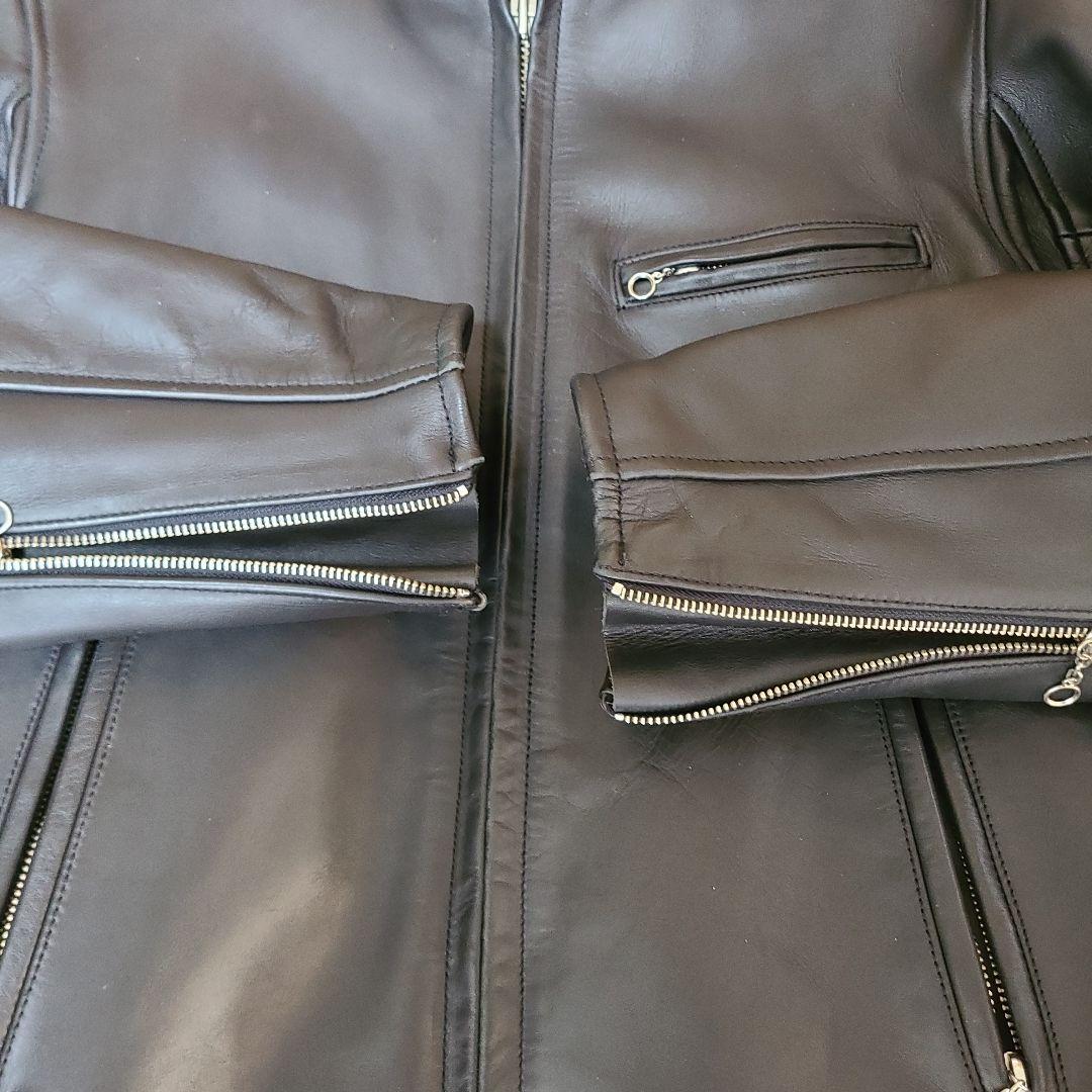 カドヤ　シングルライダースジャケット3L