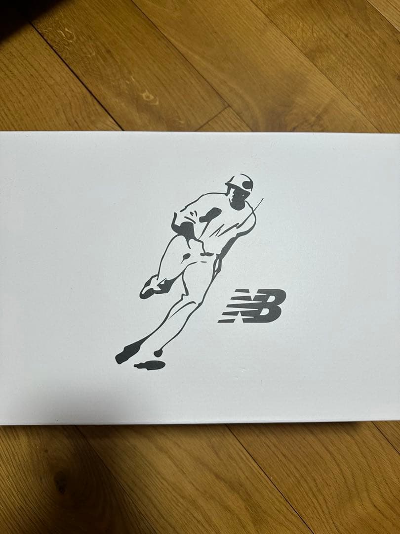 New Balance S01 ホワイト ゴールド スパイク