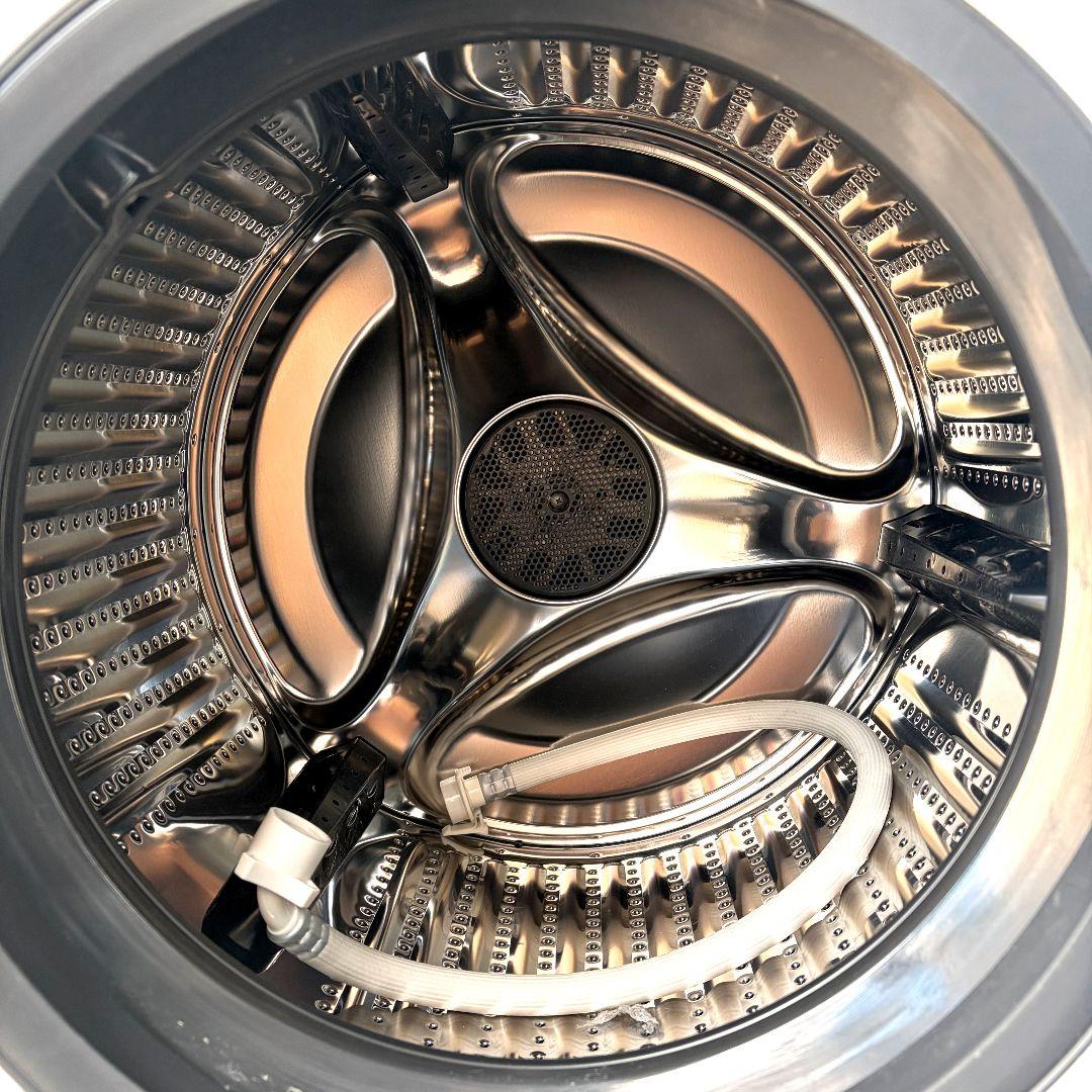 配送設置無料！超美品オシャレスタイリッシュドラム式洗濯機！純正SHARP完動品！