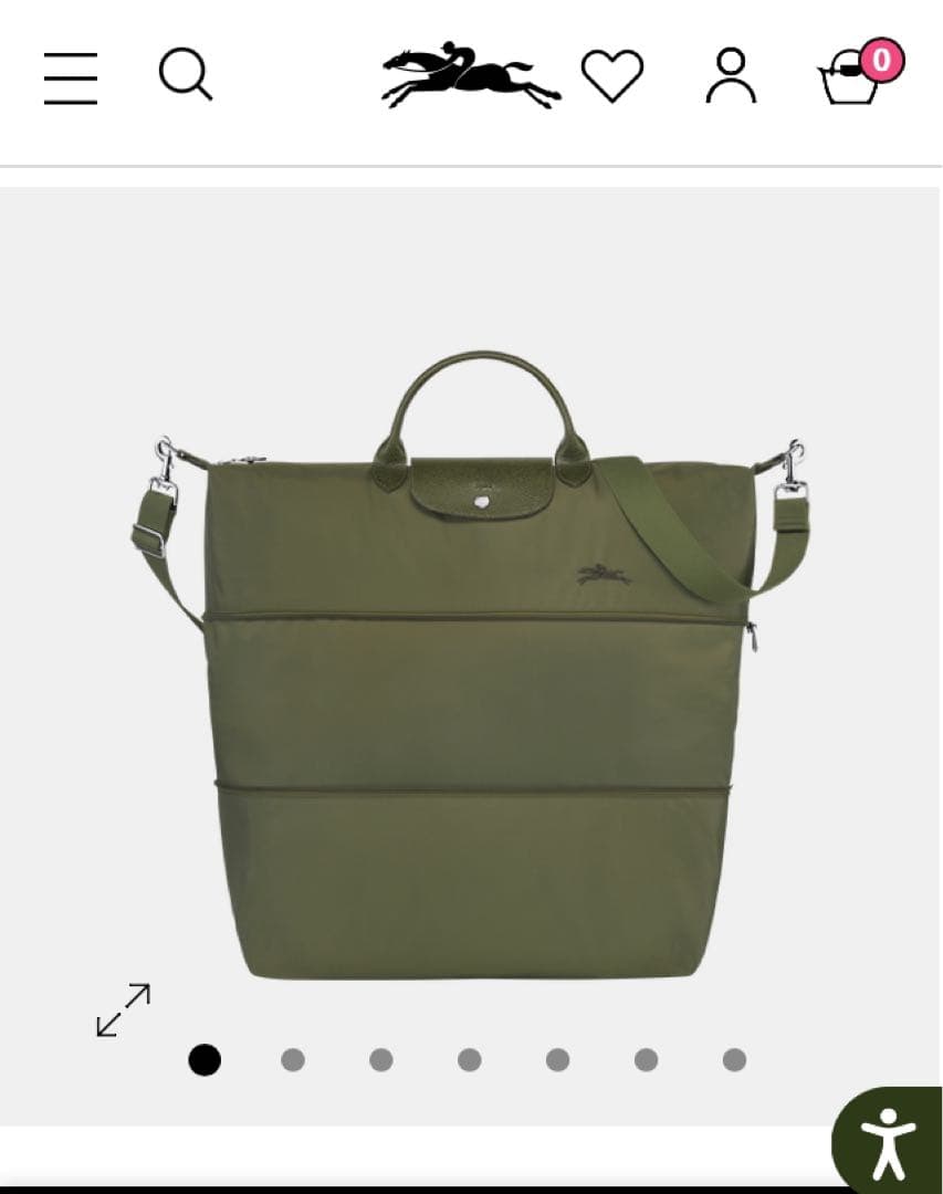 最終価格　ロンシャン　ボストンバッグ　トラベルバック