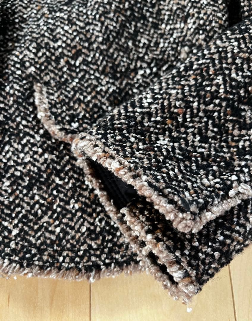 PAULE KA(ポールカ)ニットツイード ワンピース 長袖& ジャケット