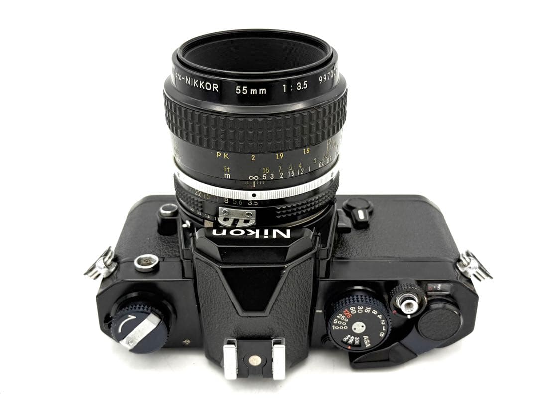 【完動品】Nikon FM + 55mm f3.5 フィルム一眼レフ 動作確認済