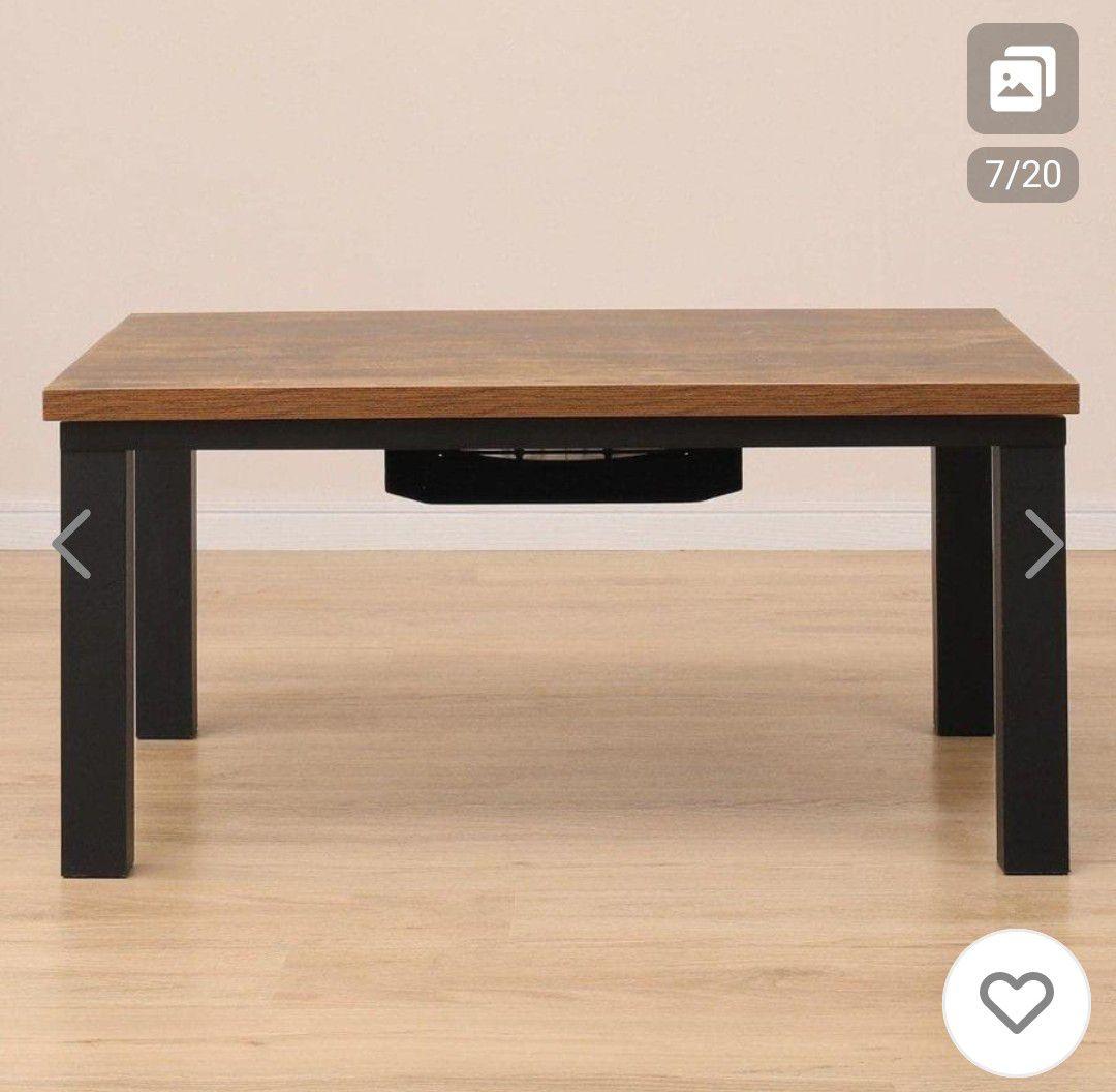 lisaシンプル木目調こたつテーブル