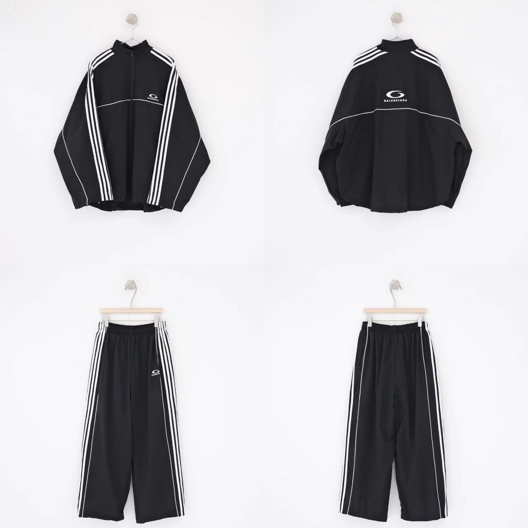 ✨美品Balenciaga 25FWナイロンジャケット・セットアップ・ブラック