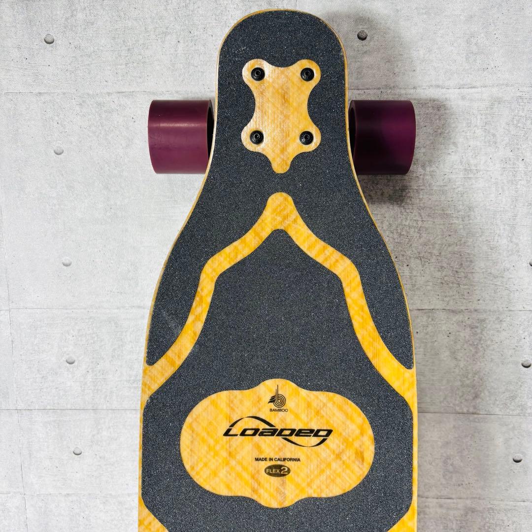 美品 ローデッド LOADED Flex2 ロングスケートボード スケボー