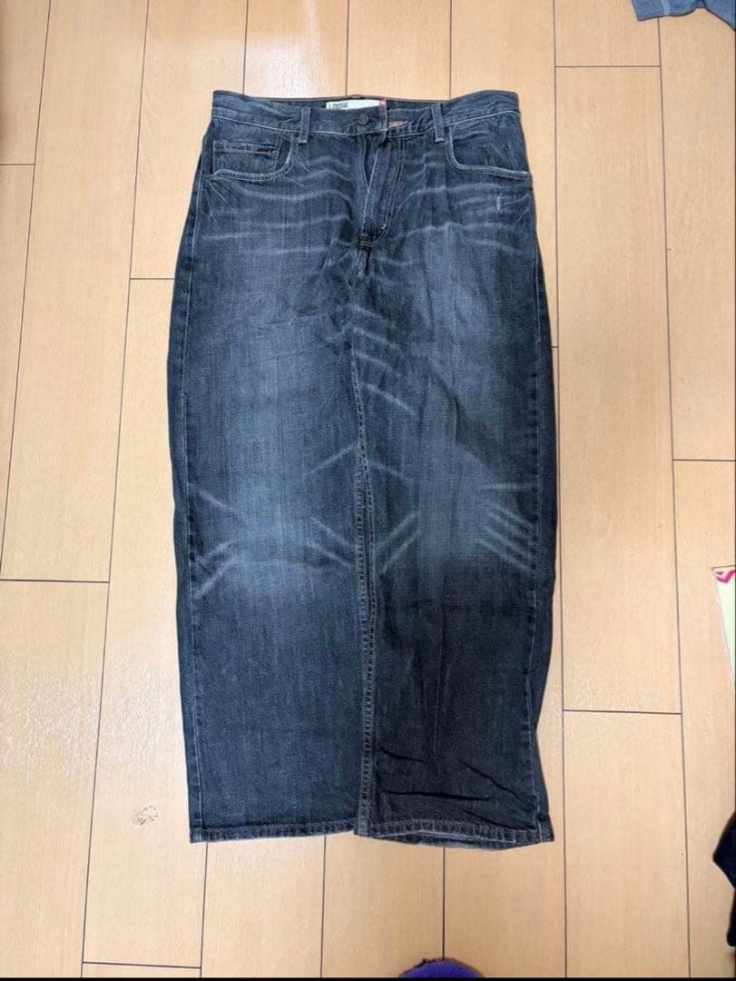 し*ん様 Levi’s 569 ブラックデニム ルーズストレート W33 L30