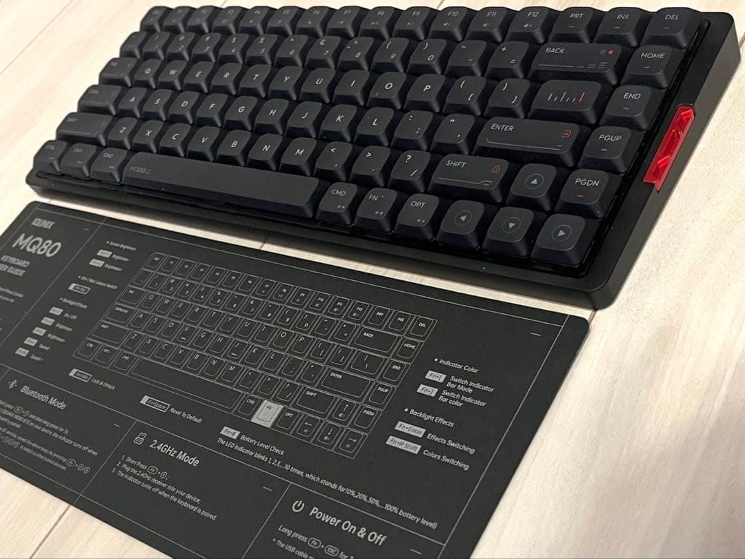 【美品】IQUNIX MQ80 ブラック