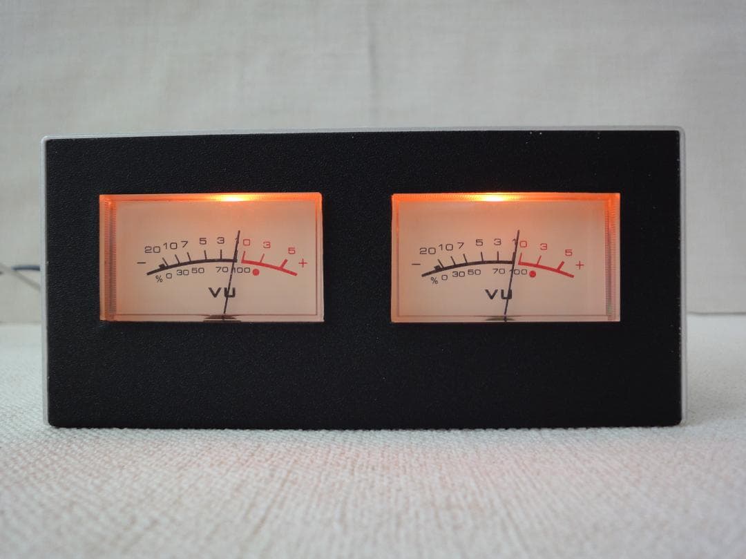 自作ステレオVUメーター212号機（新品未使用コンパクトタイプ）
