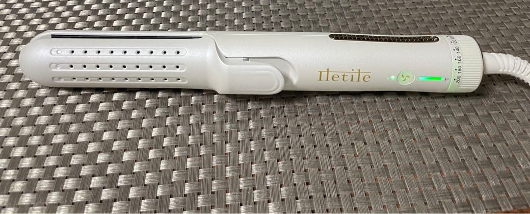 1度だけ使用★ iletile ホワイト カールヘアアイロン