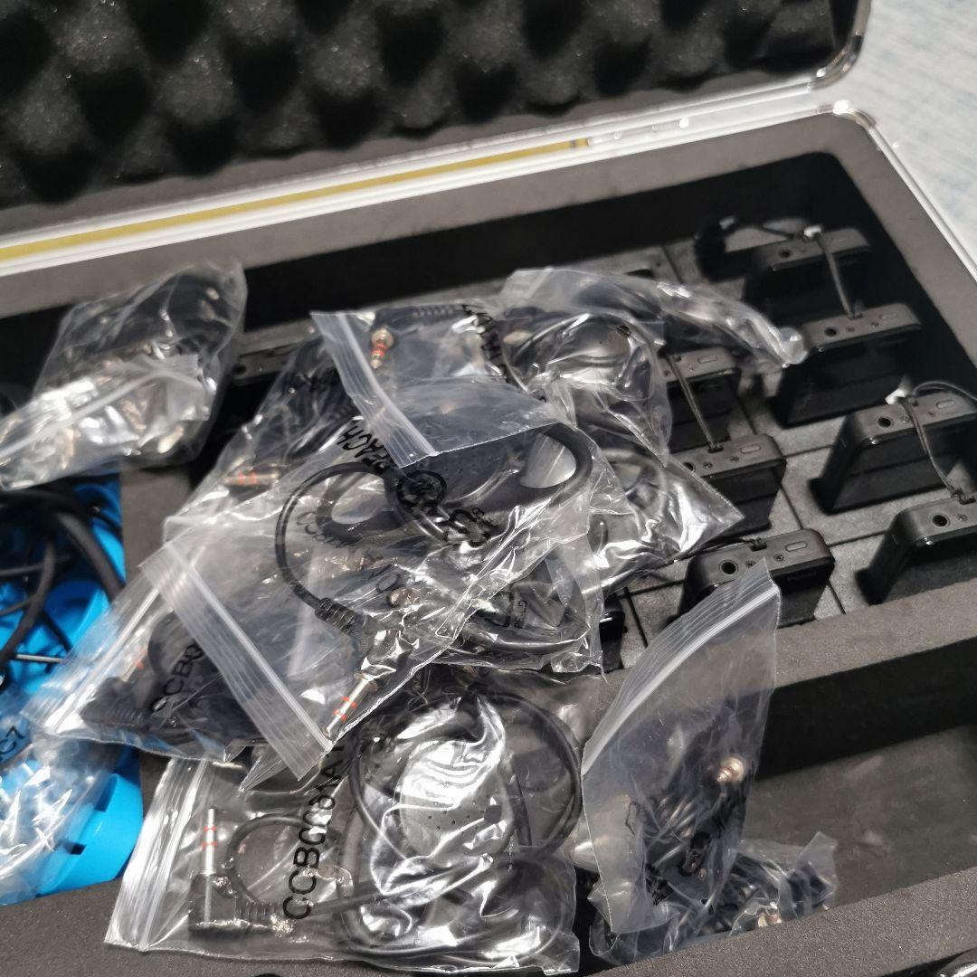 デジタルワイヤレスガイドシステム送信機 Ronk RG2401SV 15子機付き