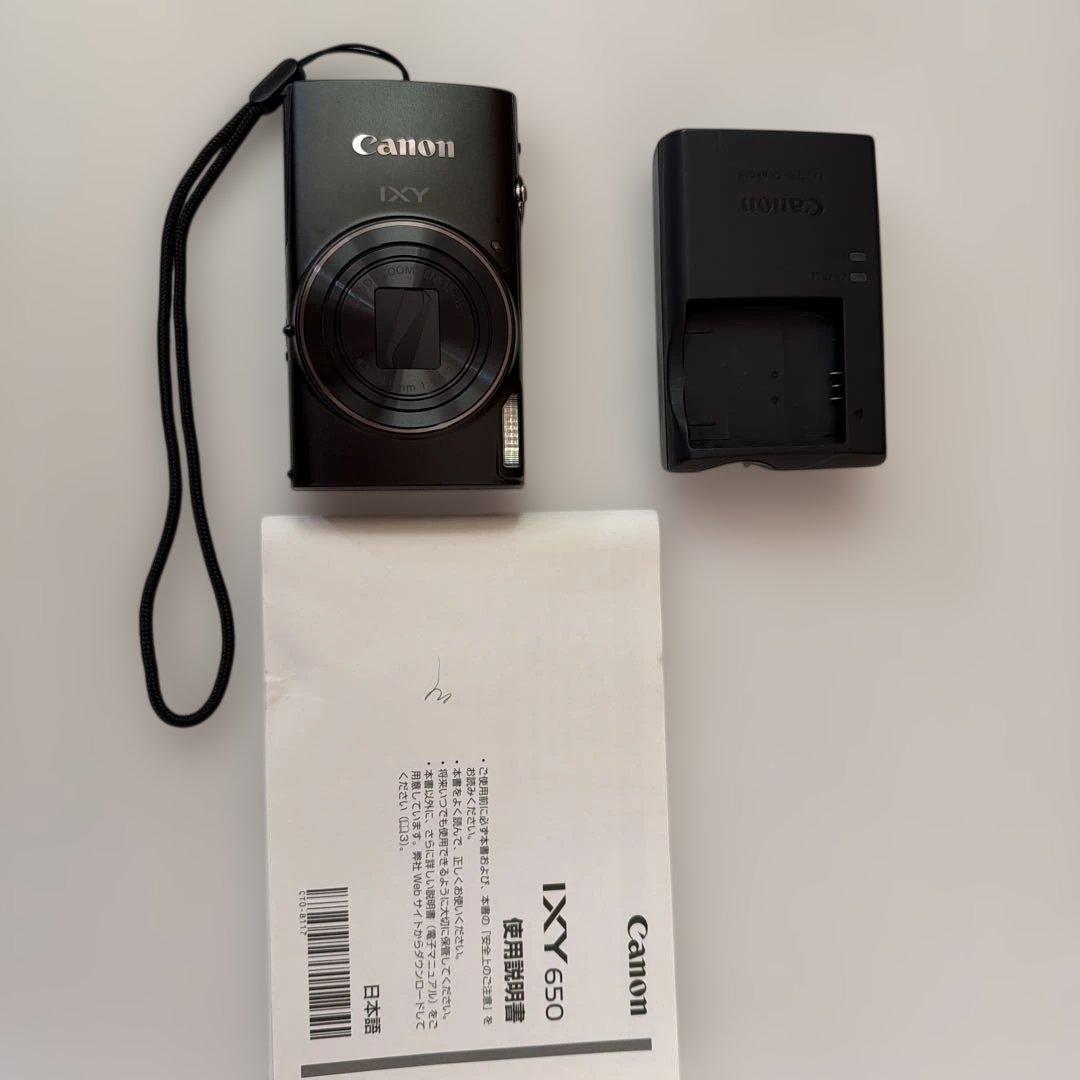 Canon IXY 650 ブラック 本体とバッテリー