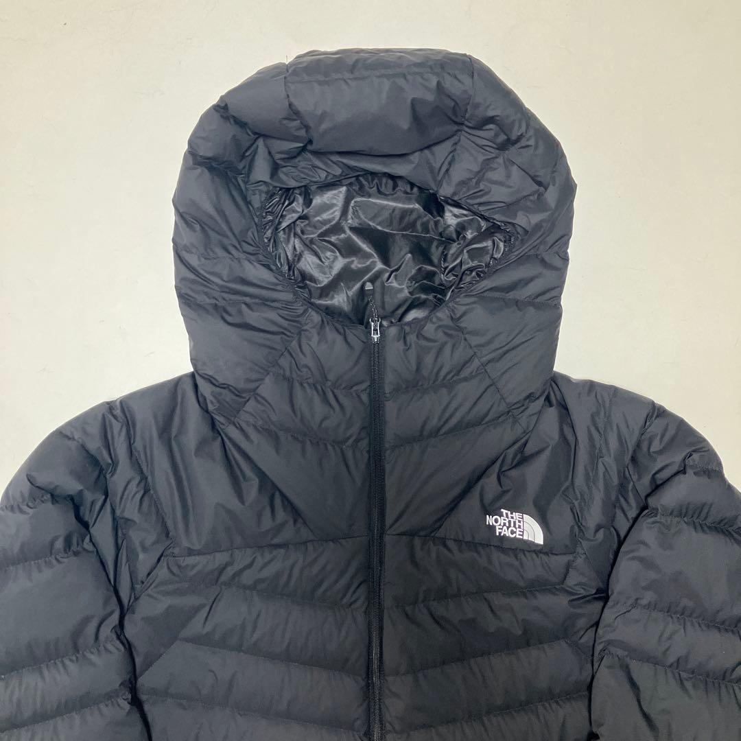 ノースフェイス ライトダウンジャケット パーカー　ブラック　L NY82011