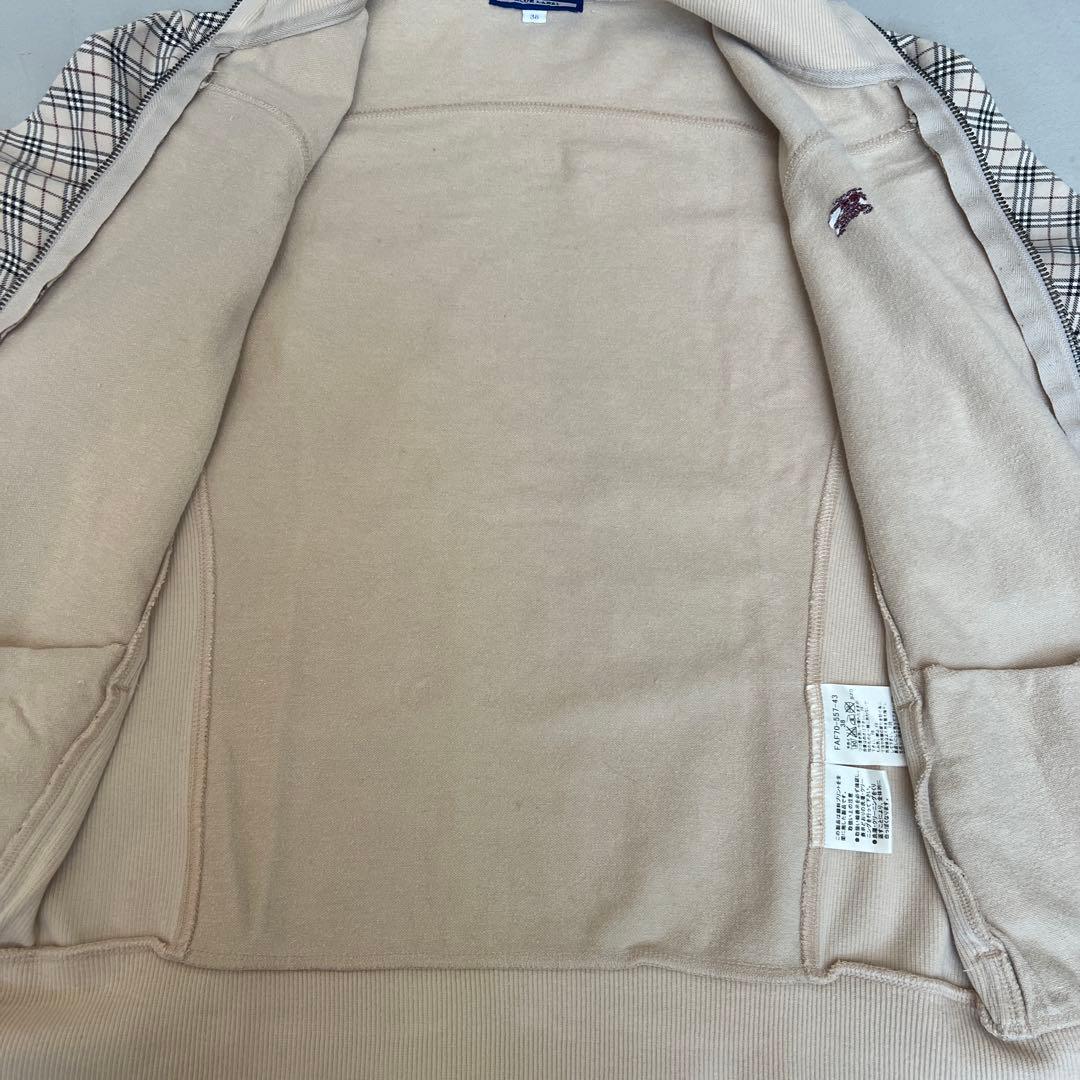 バーバリーブルーレーベル　ジップアップジャケット ノバチェック y2k