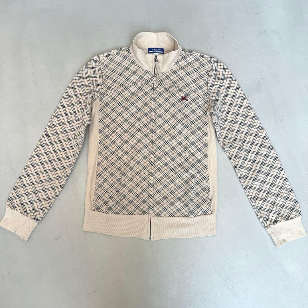 バーバリーブルーレーベル　ジップアップジャケット ノバチェック y2k