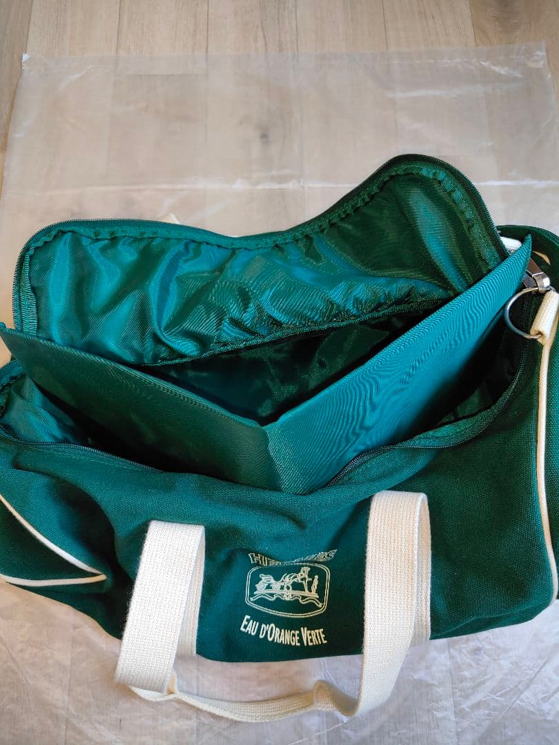 エルメス キャンバスボストンバッグ