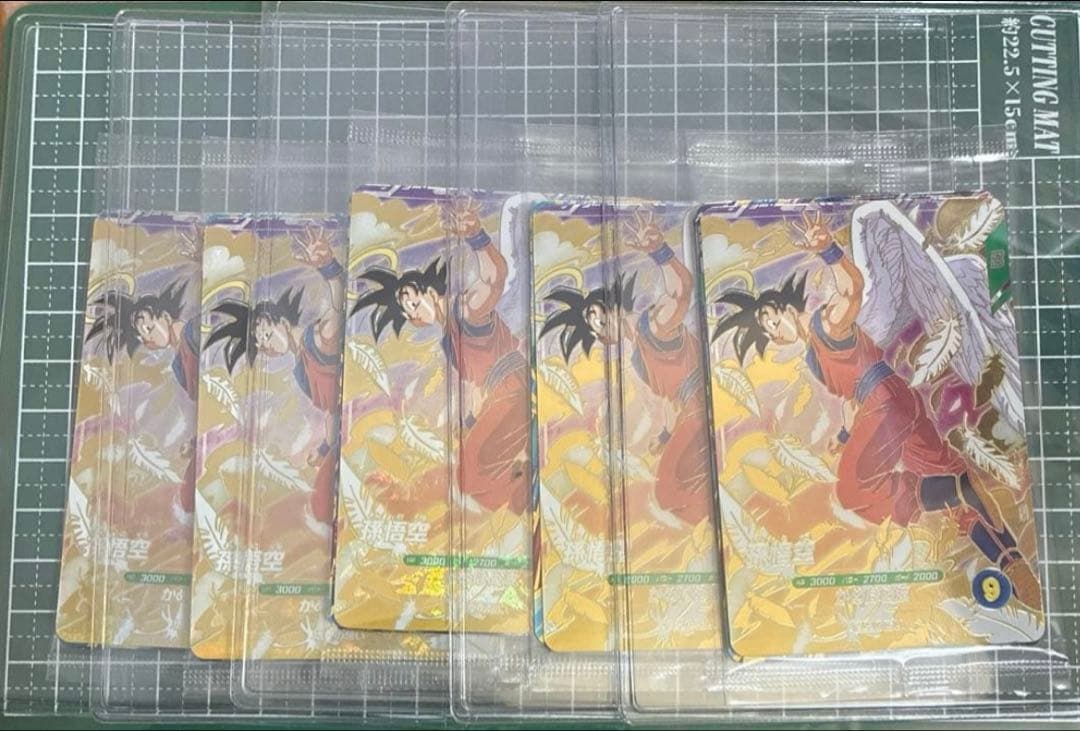 ドラゴンボール　天使孫悟空　べジータバーダック3枚セット　5パックセット