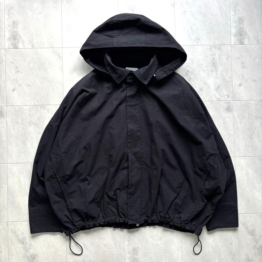 【21ss】SISE バルーンショートフィールドジャケット ブラック 短丈