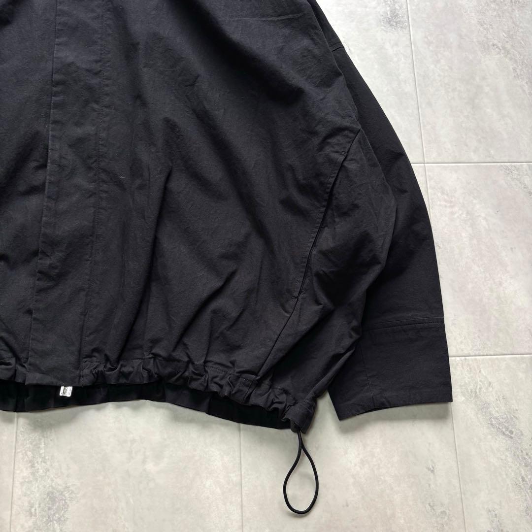 【21ss】SISE バルーンショートフィールドジャケット ブラック 短丈